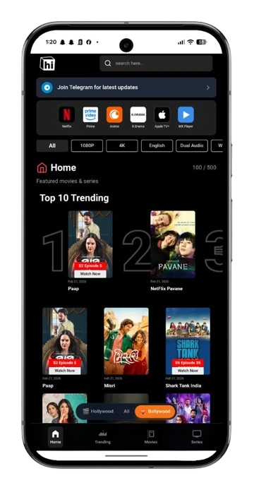 Hicine new app interface preview